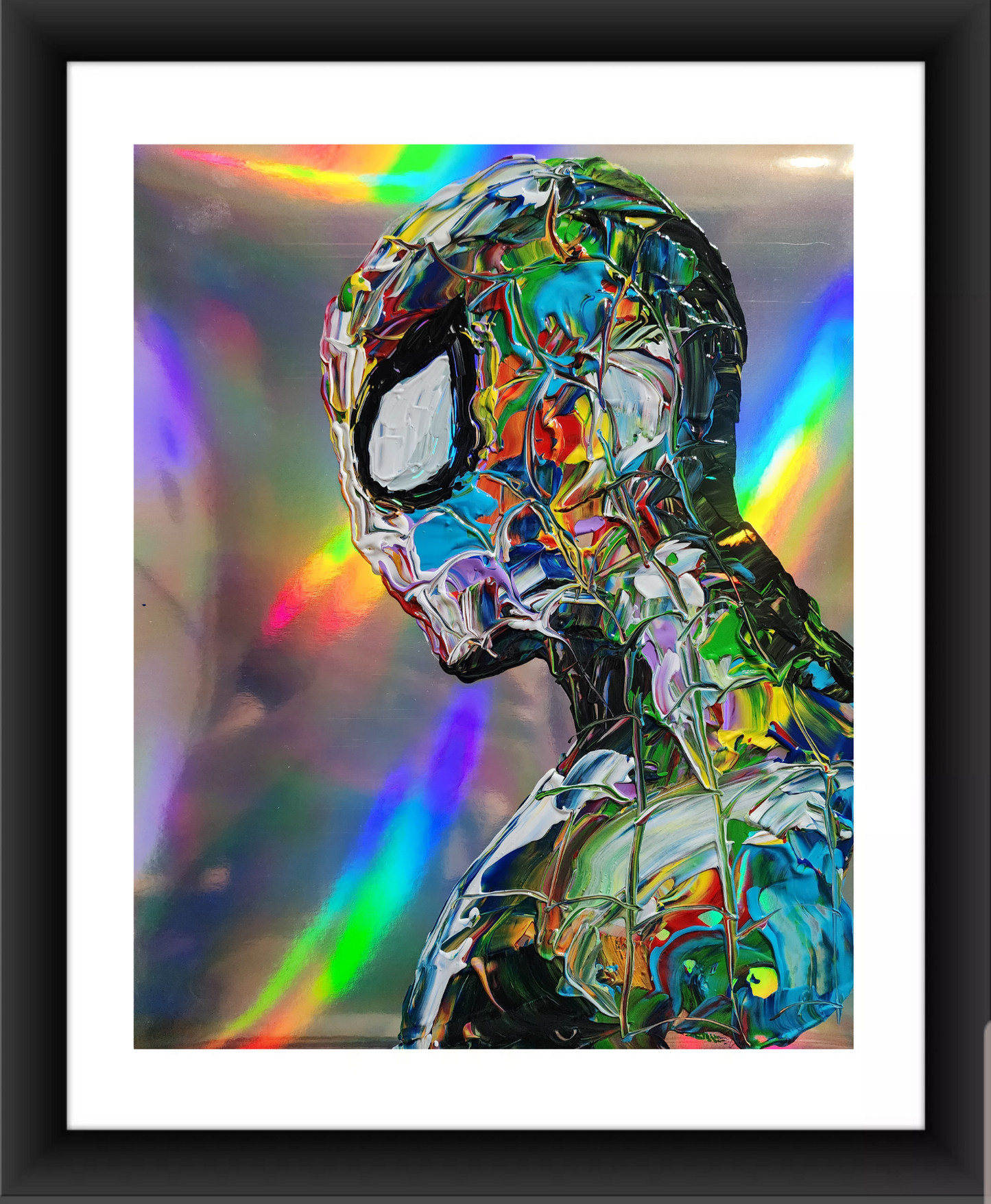 Spiderman Holographic Background 11x14