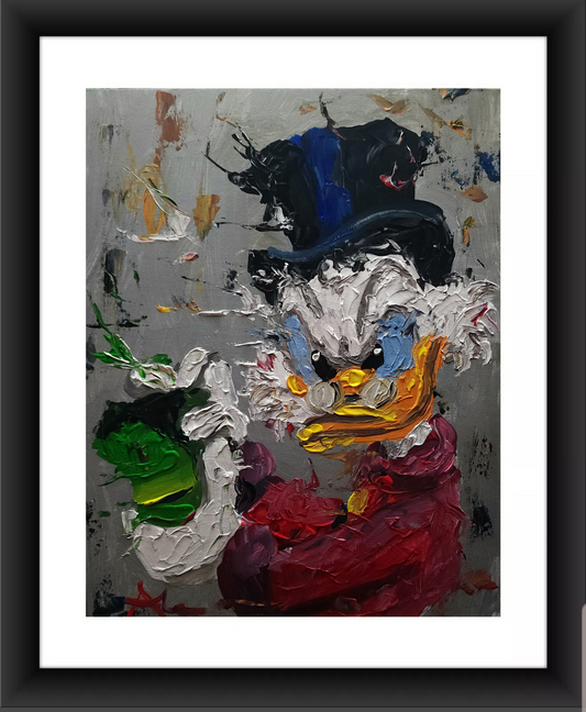 Scrooge 11x14 inch CANVAS