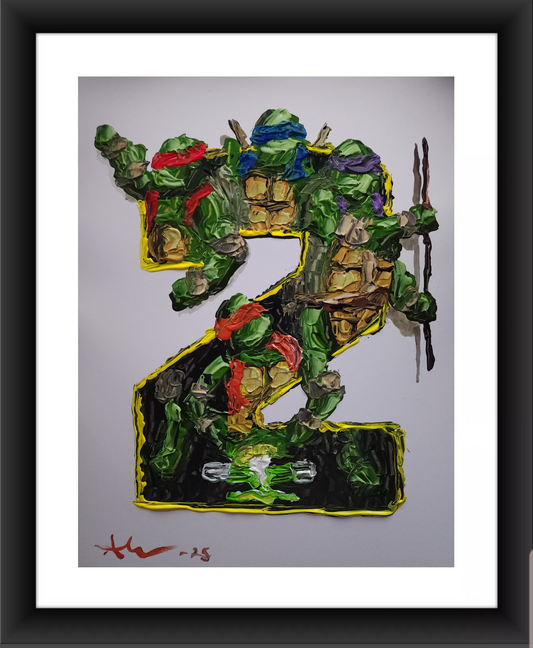 TMNT 2 11×14 inch
