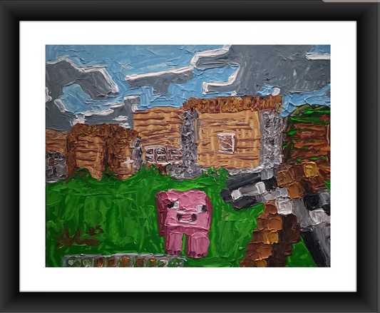 Minecraft 11×14 inch
