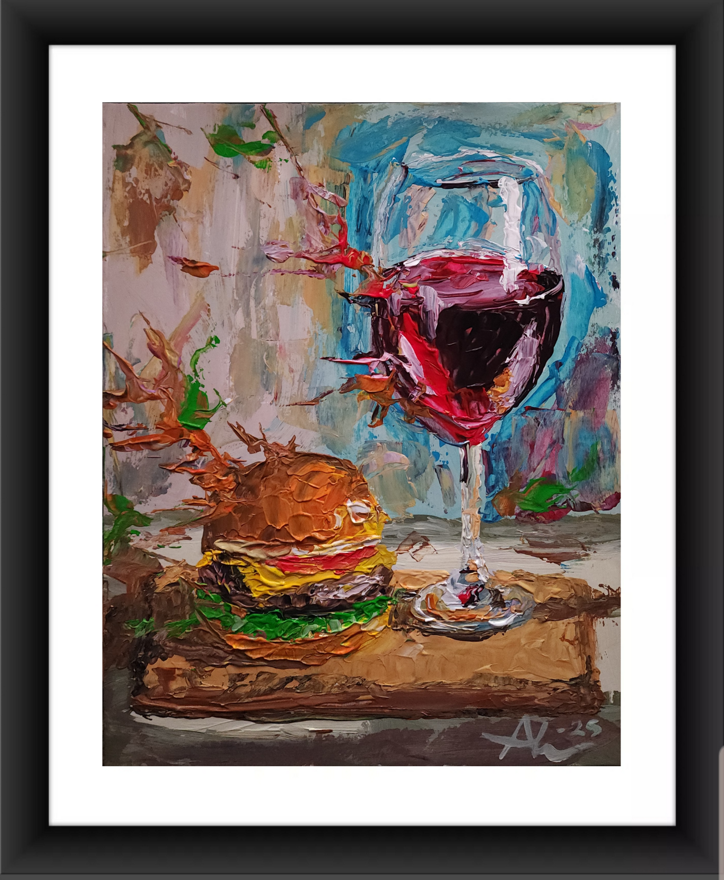 Burger 11×14 inch