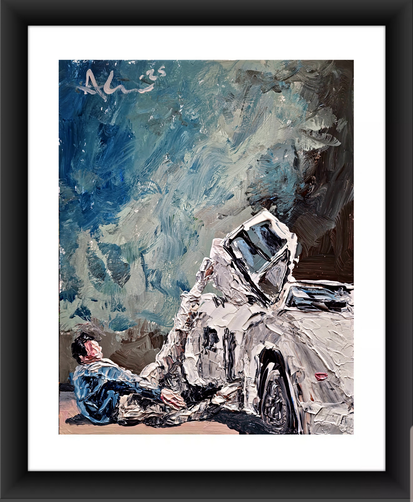 Wolf of Wall Street Lamborghini 11×14 inch