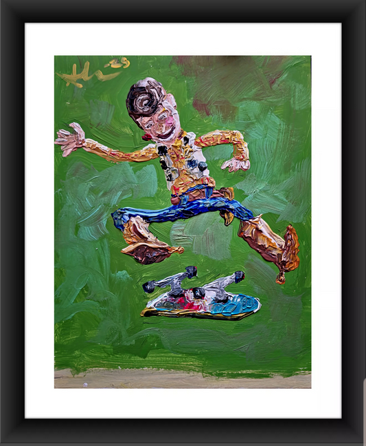 Woody Kickflip 11×14 inch