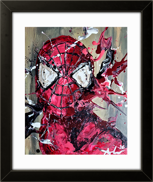 Spider Abstract 11×14 inch