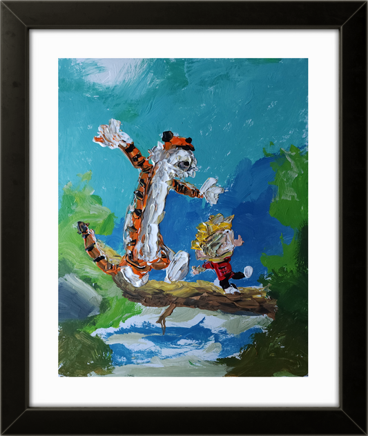 Calvin and Hobbes 11×14 inch