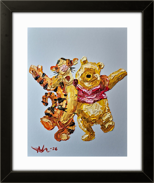 Pooh and Tigger 11×14 inch