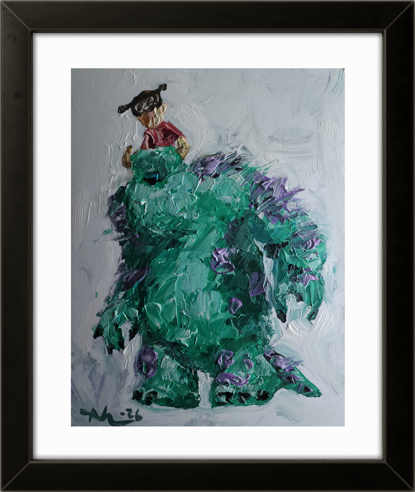 Sully and Boo 11×14 inch