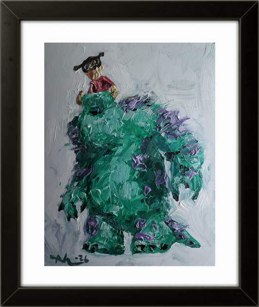 Sully and Boo 11×14 inch