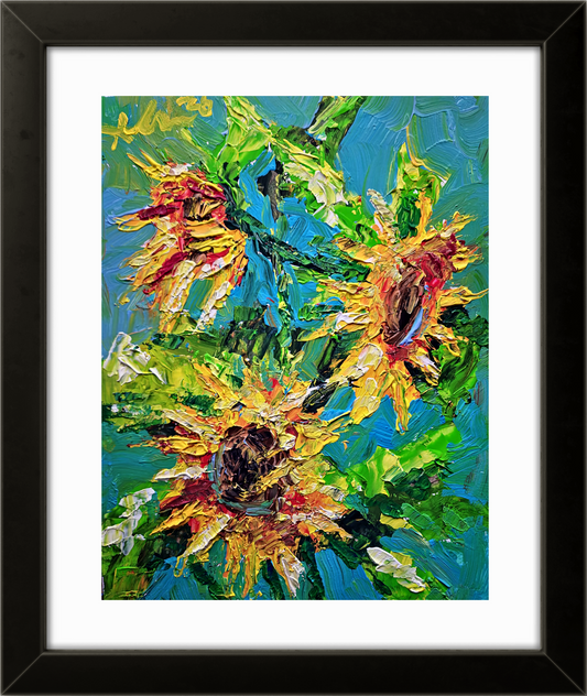 Sunflowers 11×14 inch