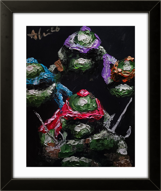 Turtles 11×14 inch