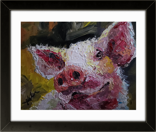 Pig 11×14 inch