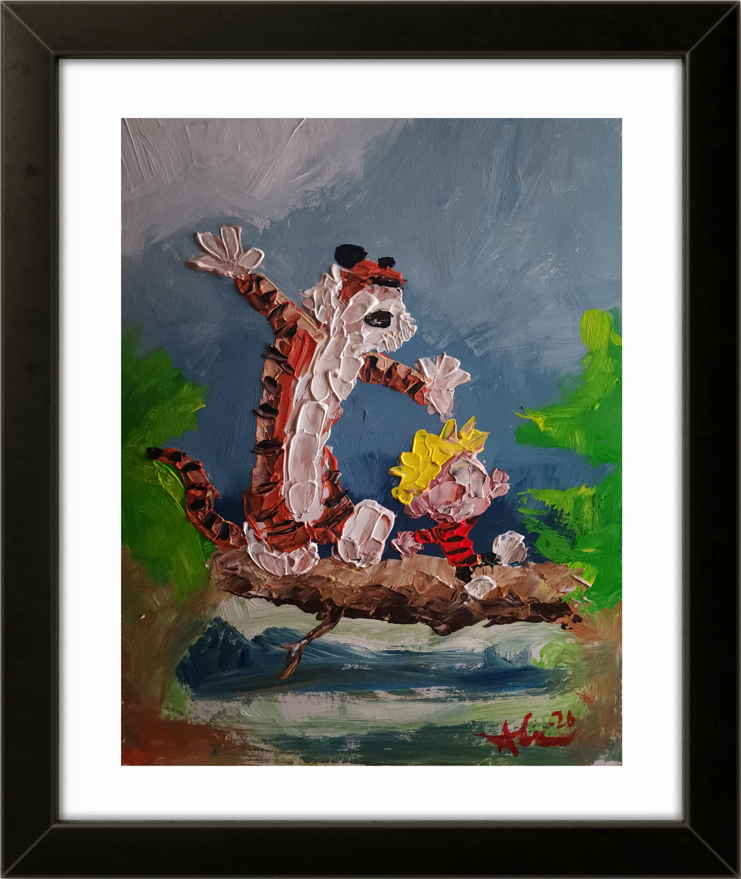 Calvin and Hobbes 11×14 inch