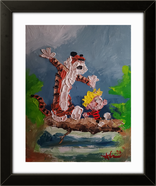 Calvin and Hobbes 11×14 inch