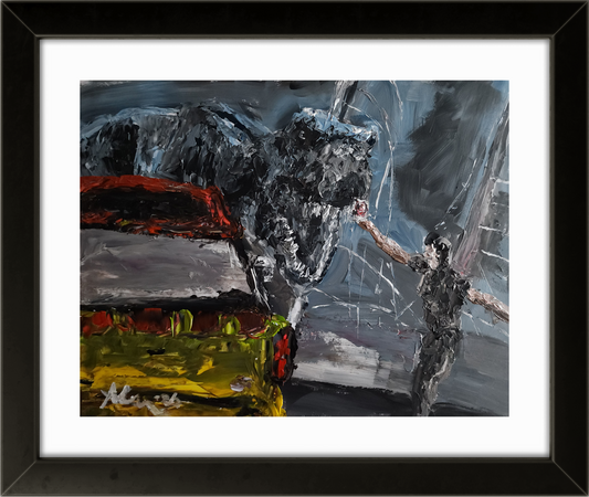 Malcolm Jurassic Park 11×14 inch