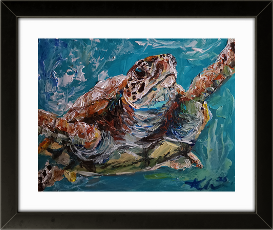Sea Turtle 11×14 inch