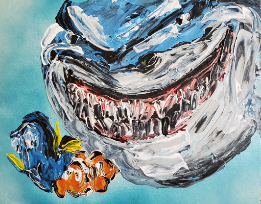 Bruce Finding Nemo 11x14