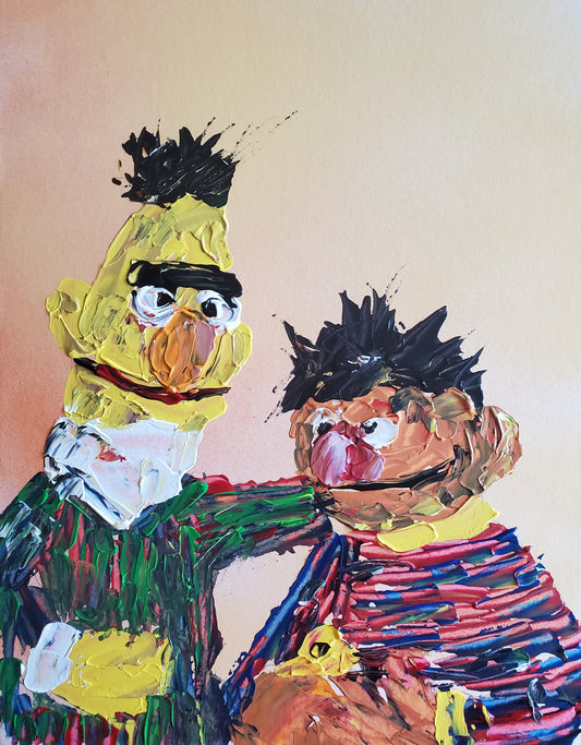 Bert and Ernie 11x14