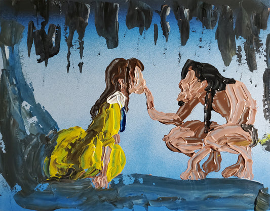 Tarzan and Jane 11x14 inch CANVAS