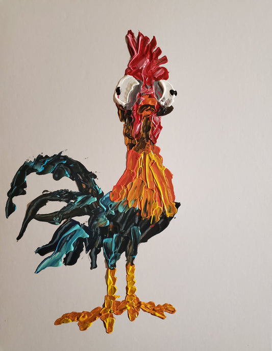 Hei Hei 11x14 inch CANVAS