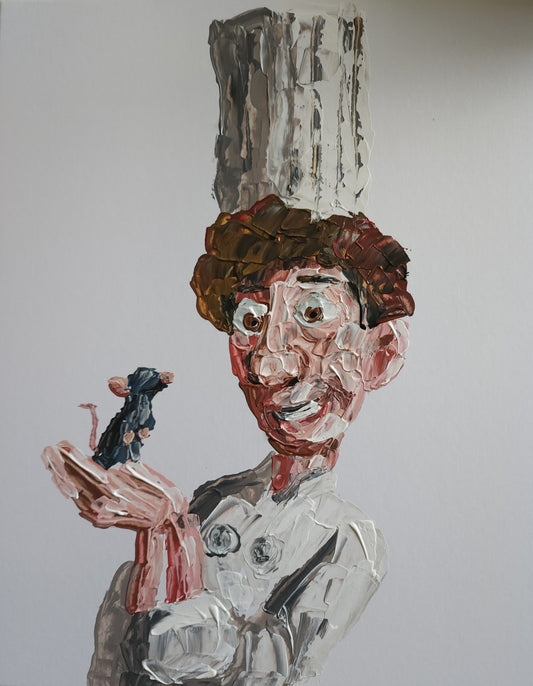 Chef and Rat 11×14 inch