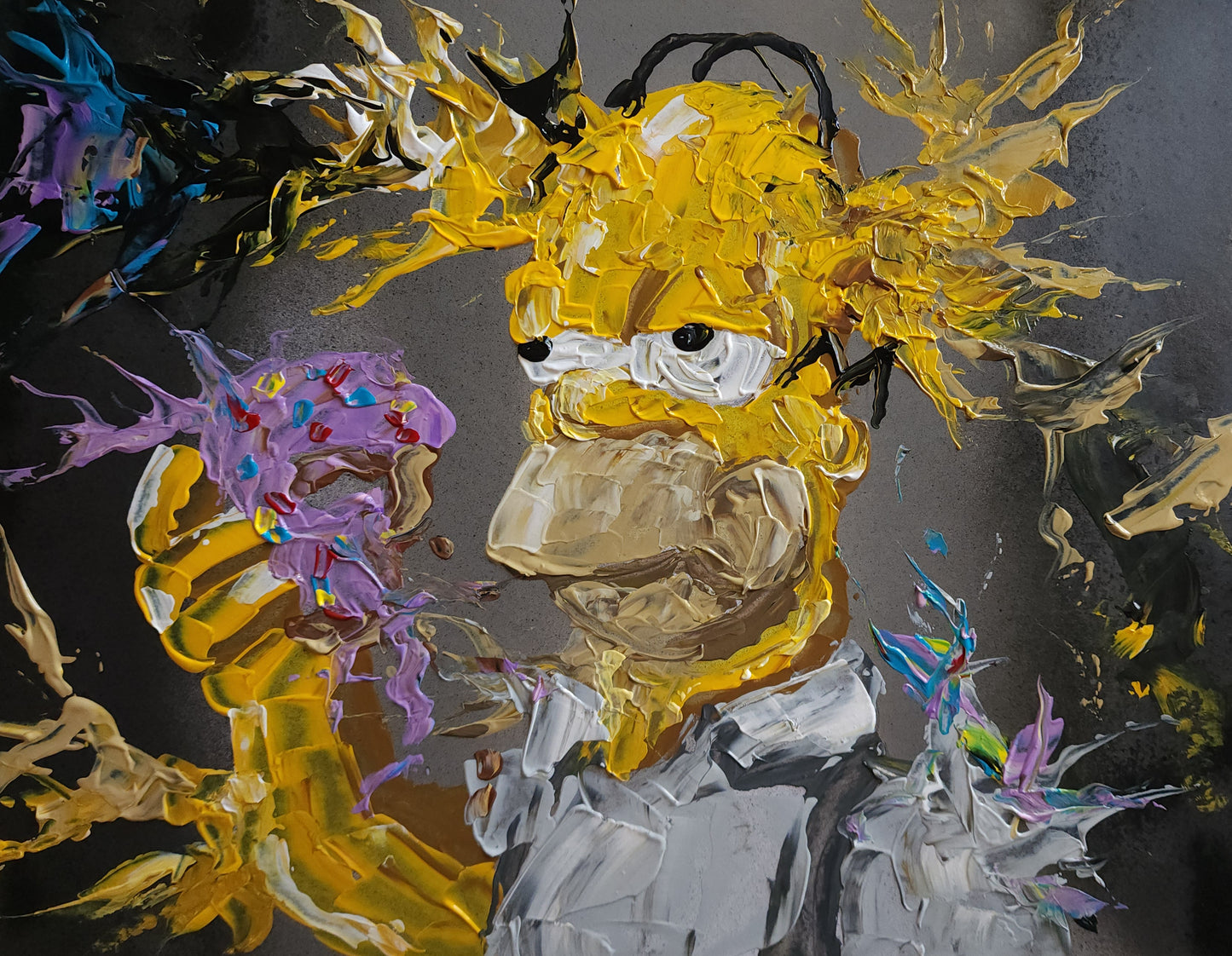 Abstract Homer The Simpsons 11x14