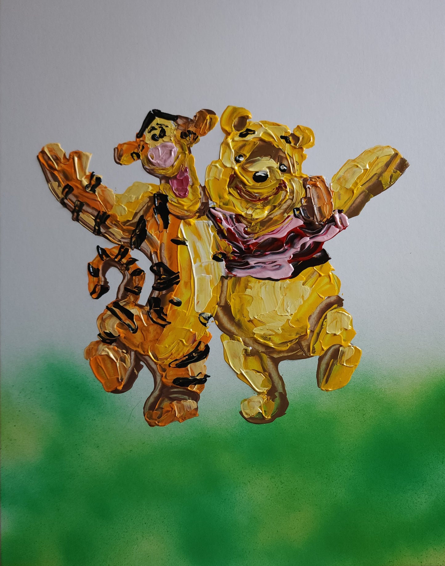 Tigger and Pooh Disney 11x14