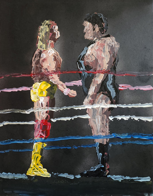 Hulk Hogan And Andre The Giant 11x14