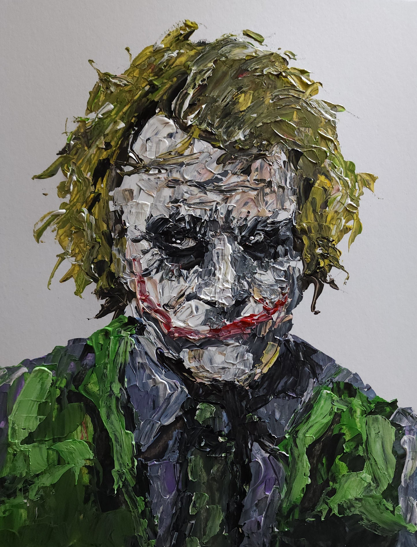 Joker Portrait Dark Knight 11x14