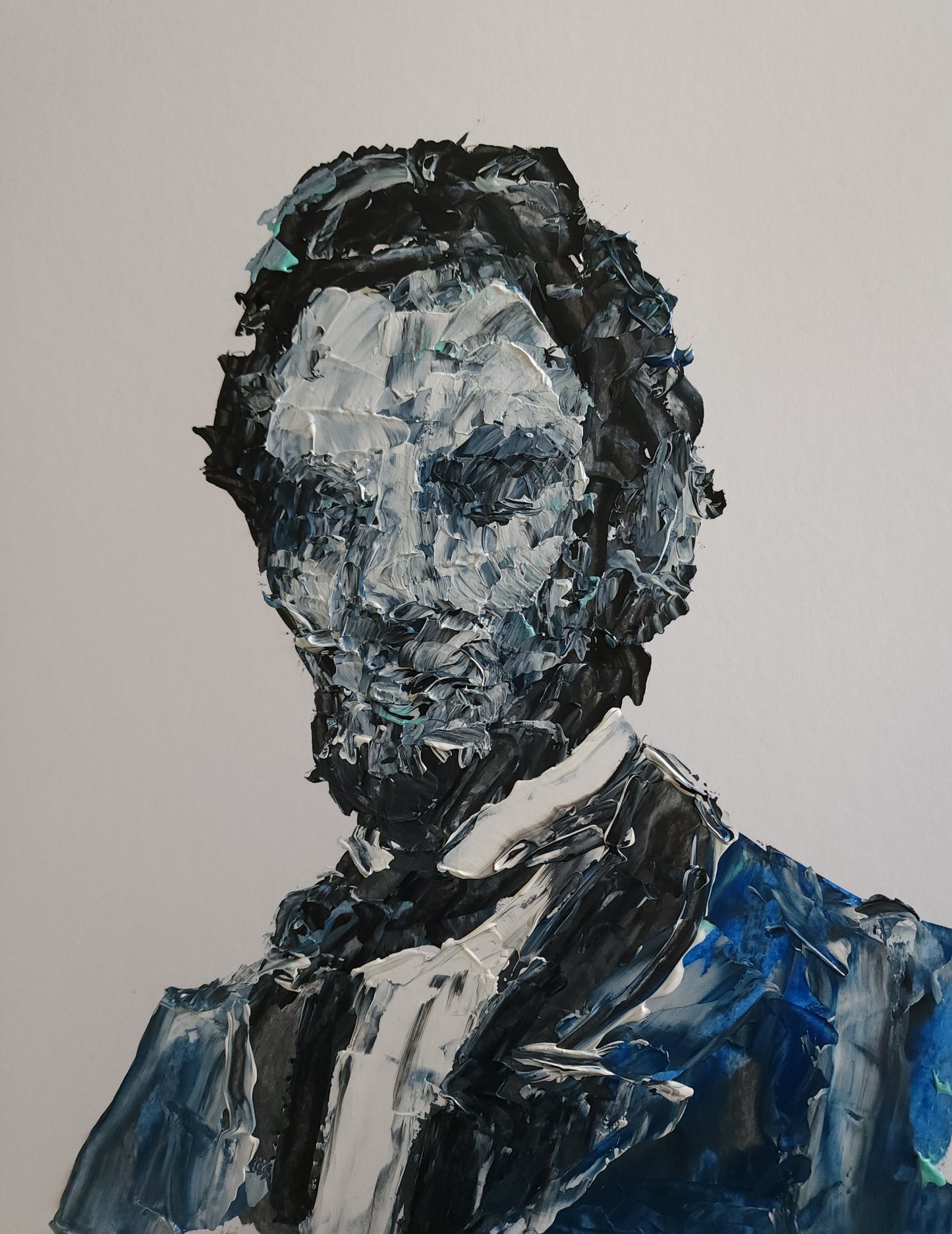 Abstract Abe Lincoln 11x14