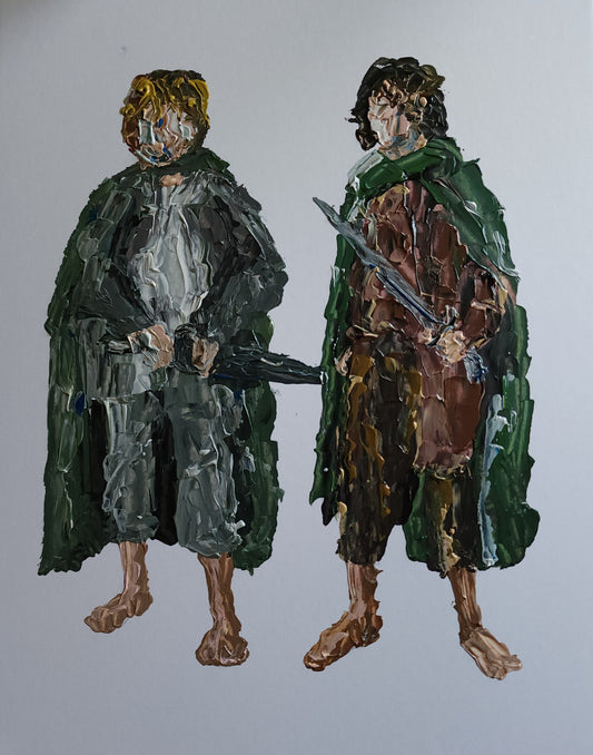 Frodo and Sam 11x14