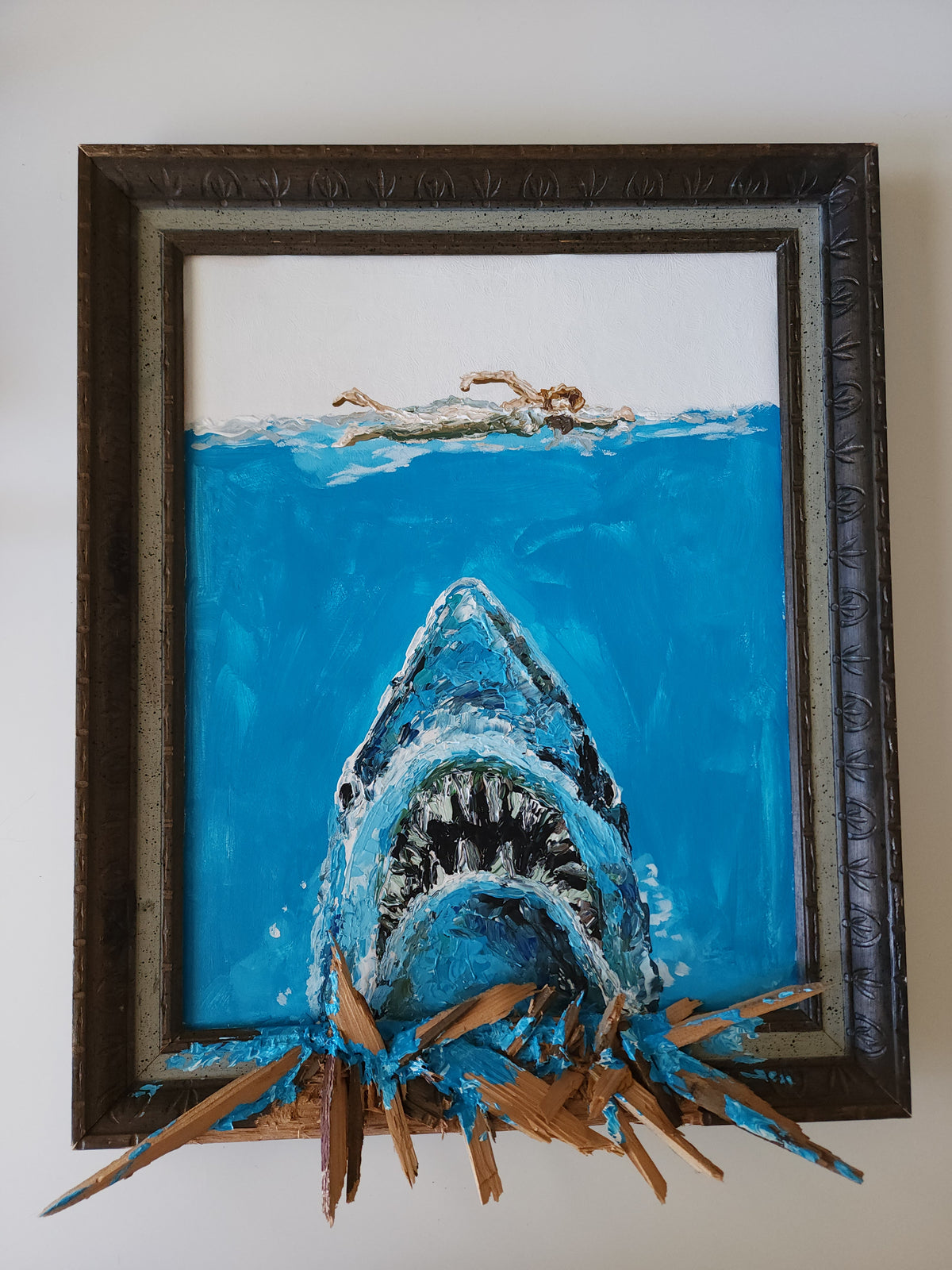 Jaws Frame Jaws Custom Frame – harrart