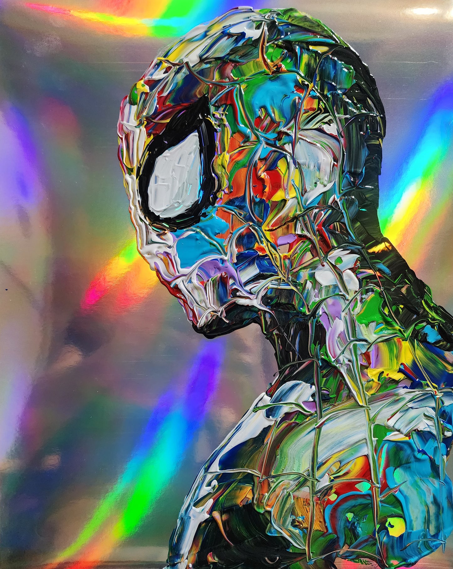 Spiderman Holographic Background 11x14