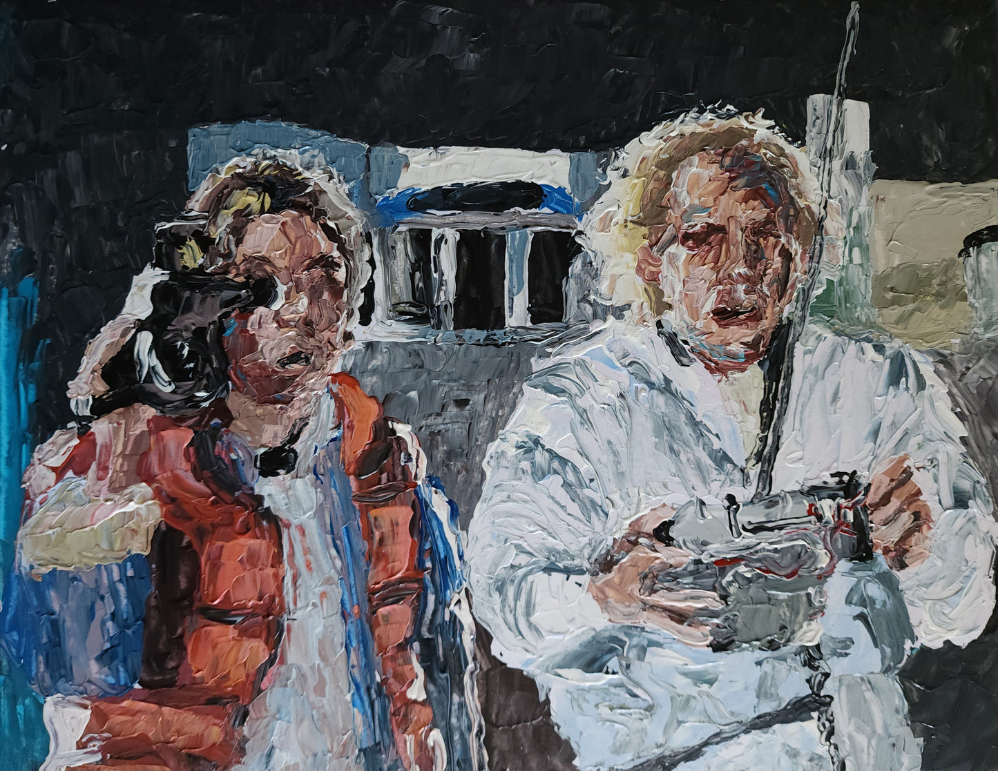 Marty and Doc 11x14