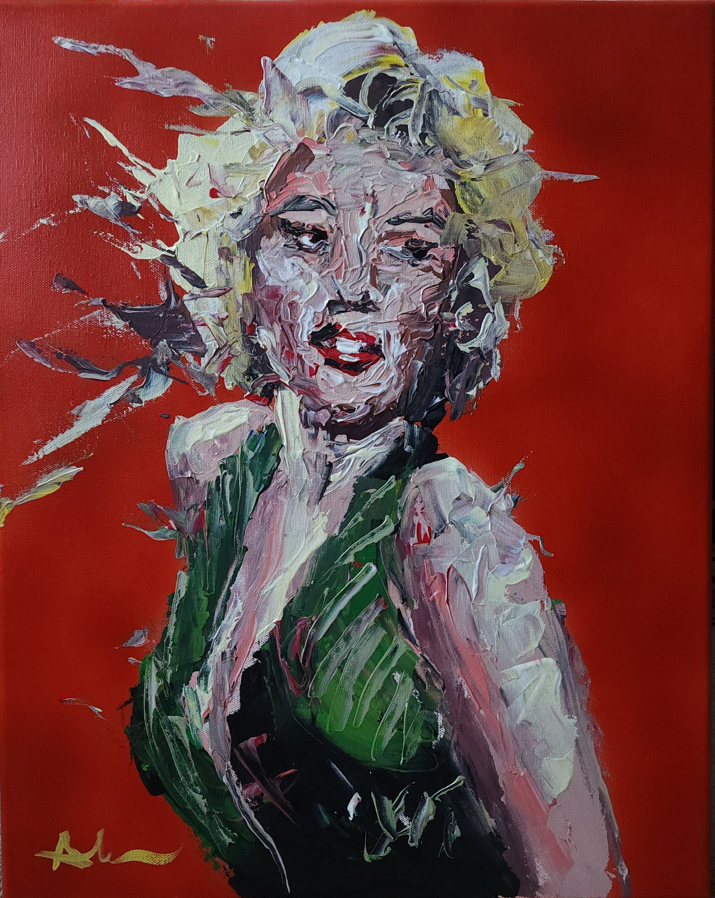 Abstract Marilyn Monroe 16x20 inch CANVAS