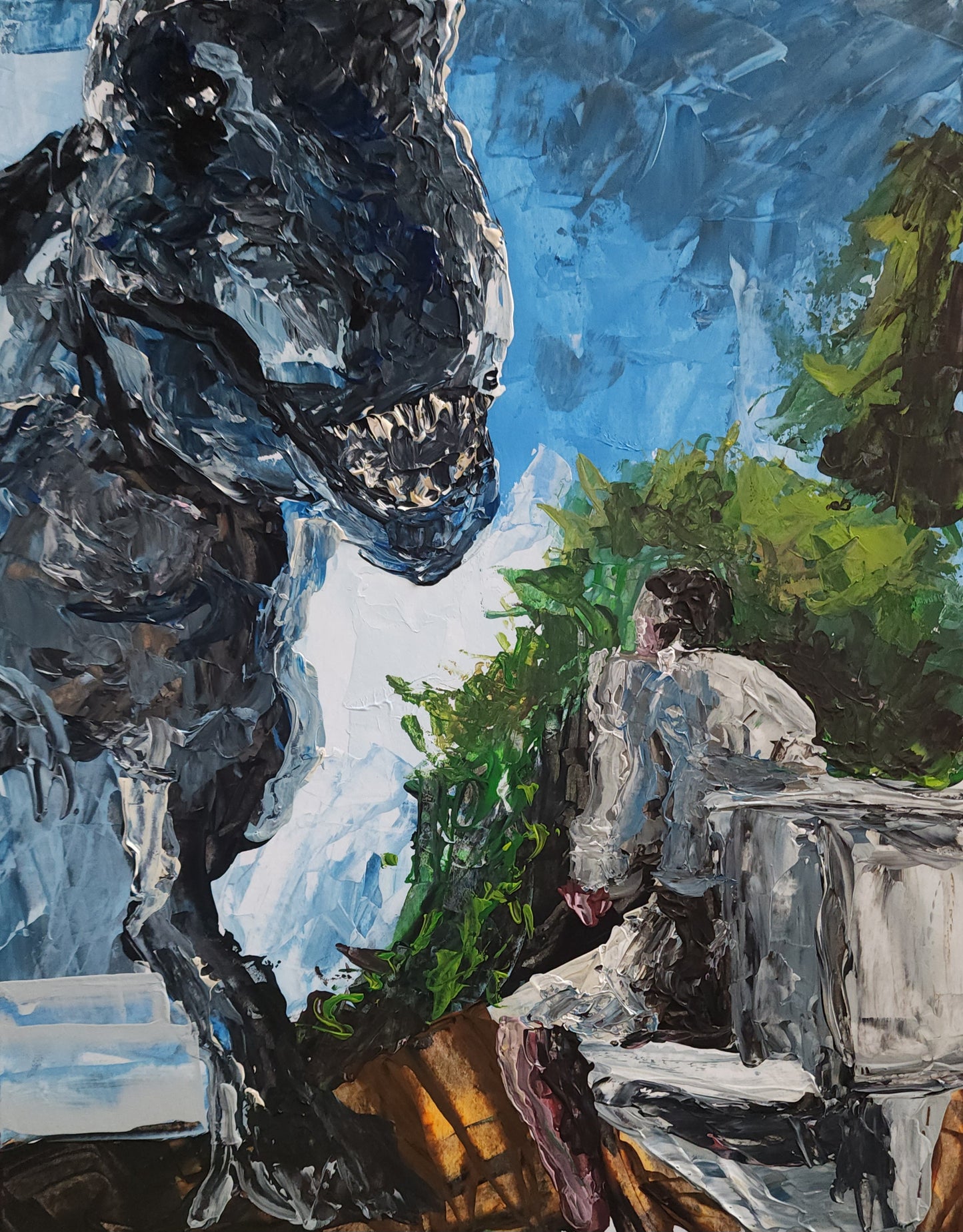 Jurassic Park Rex 11x14