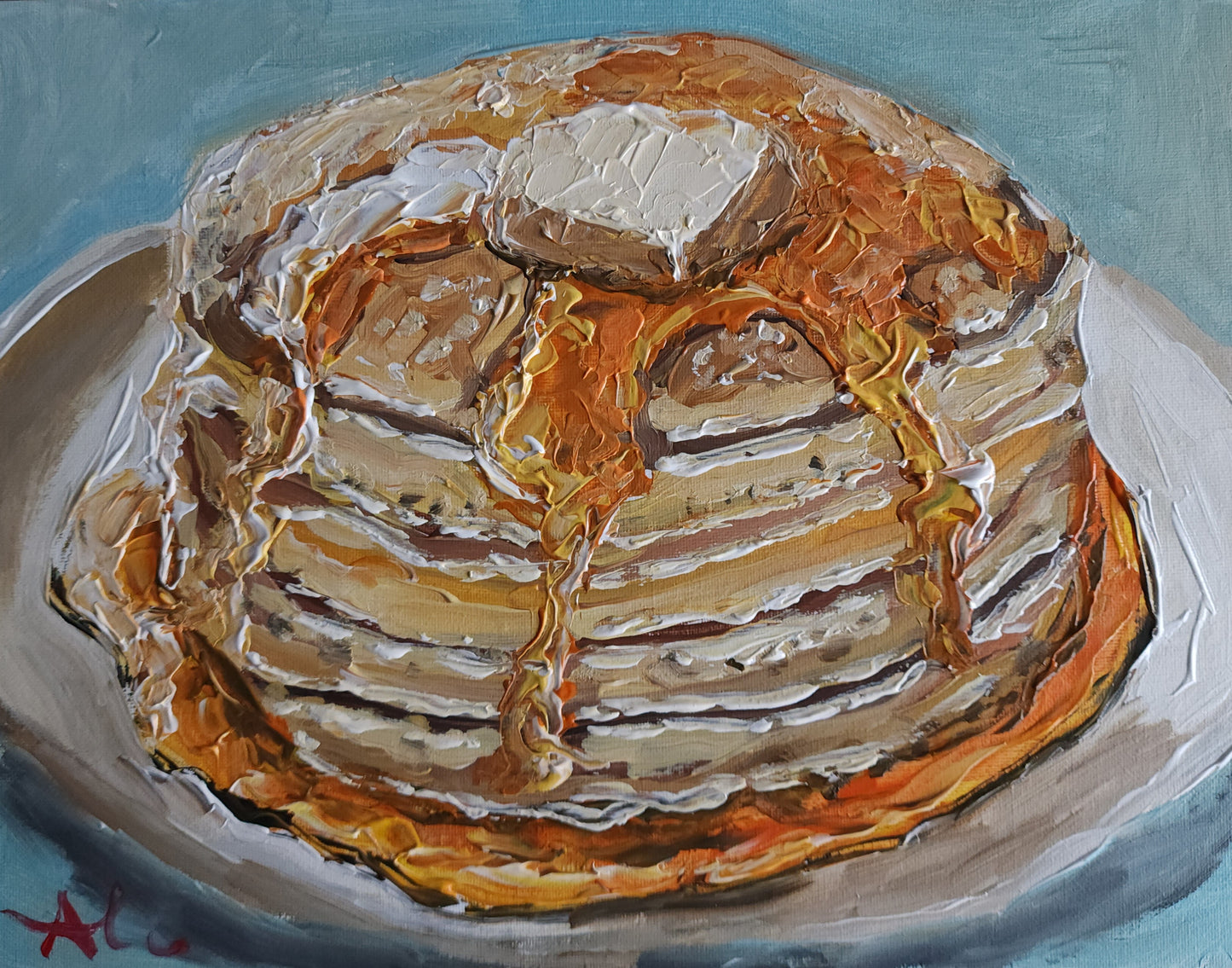 Pancake Stack 11x14 inch CANVAS