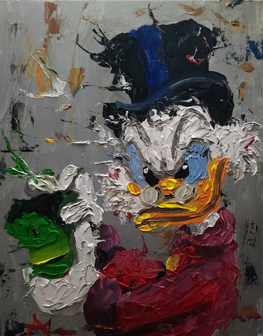 Scrooge 11x14 inch CANVAS