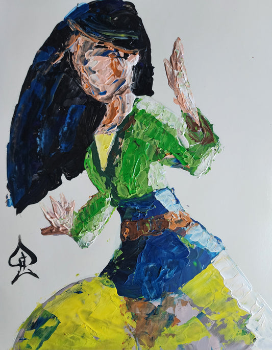 Mulan 11x14 inch