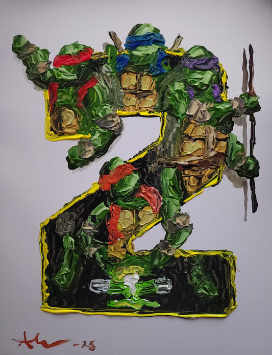 TMNT 2 11×14 inch