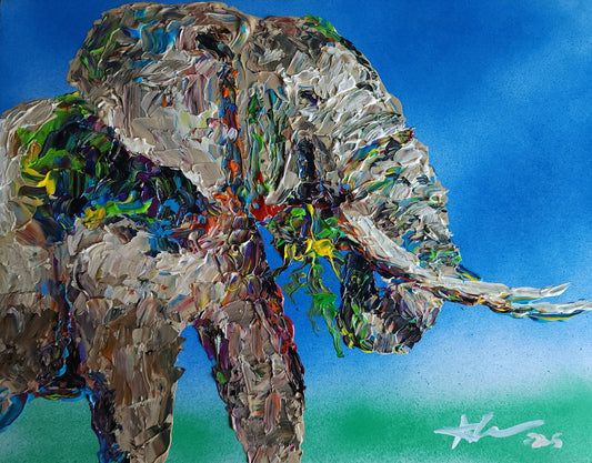 Elephant 11×14 inch