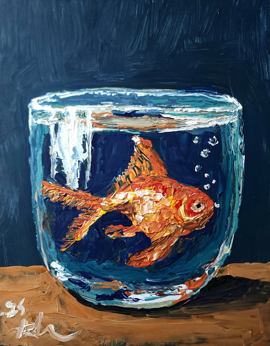 Goldfish 11×14 inch