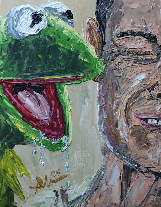 Alien Kermit 11×14 inch