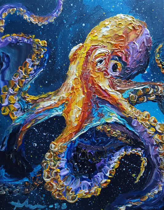 Octopus 🐙 11×14 inch