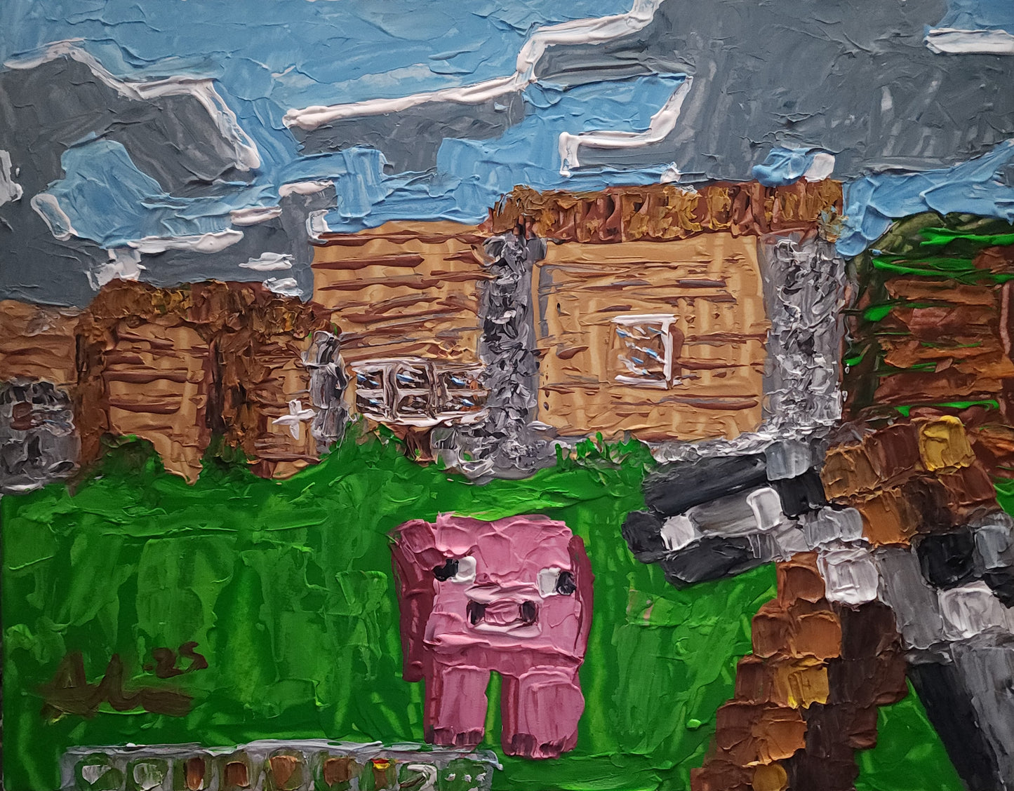 Minecraft 11×14 inch