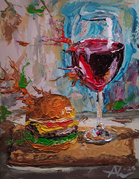 Burger 11×14 inch
