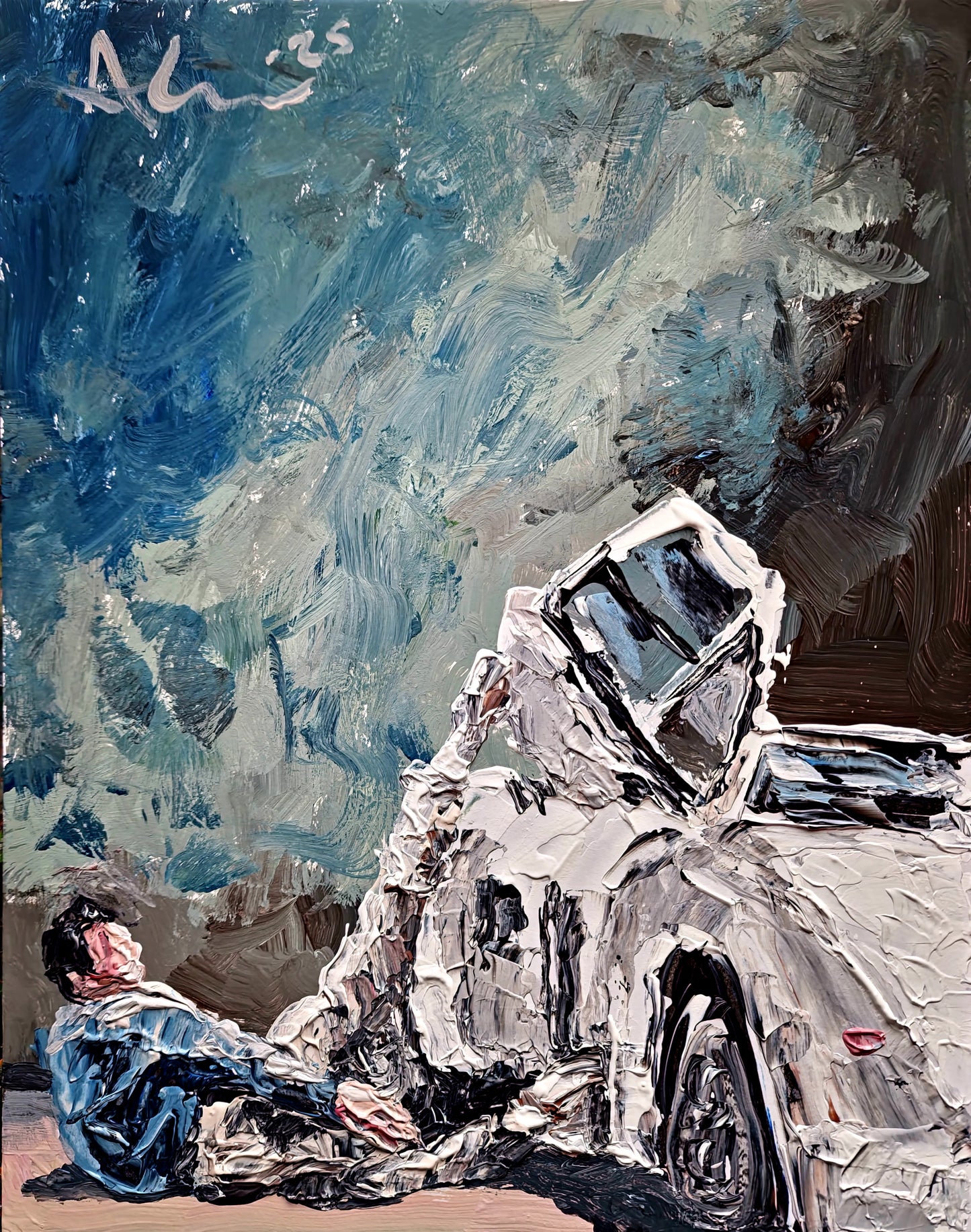 Wolf of Wall Street Lamborghini 11×14 inch