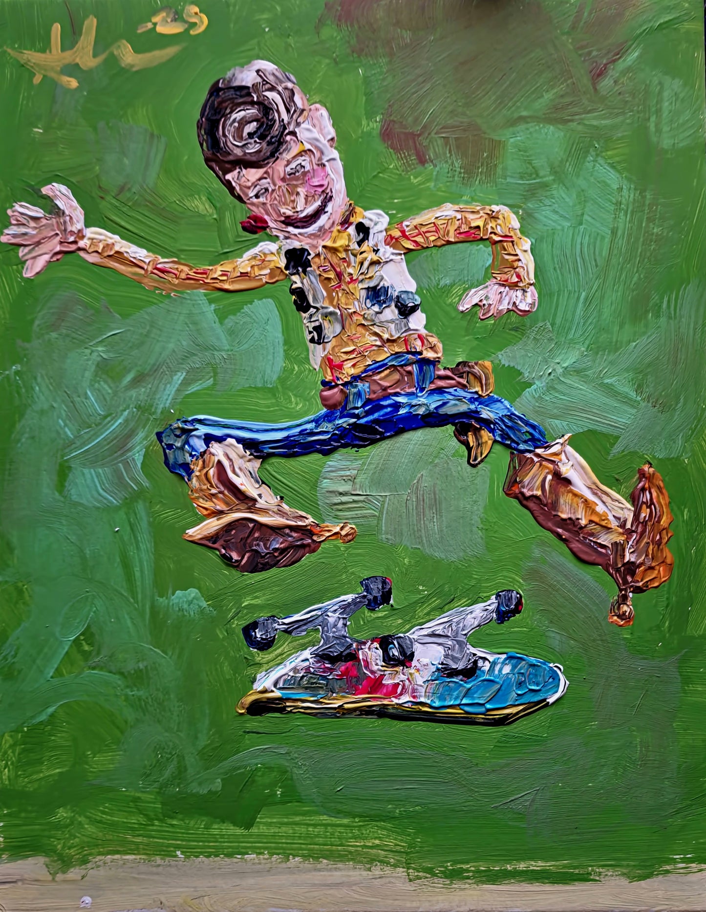 Woody Kickflip 11×14 inch