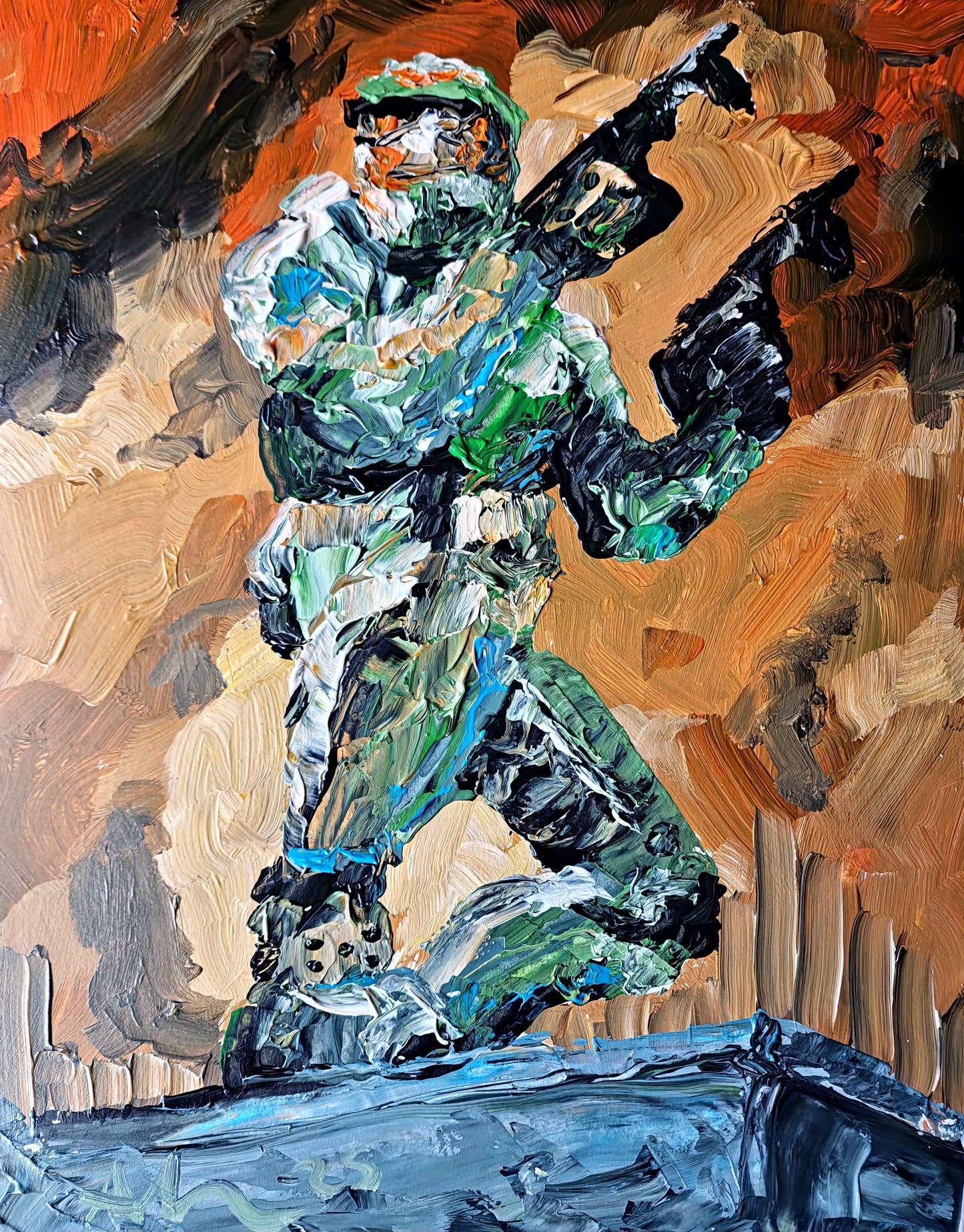 Master Chief Halo 11×14 inch
