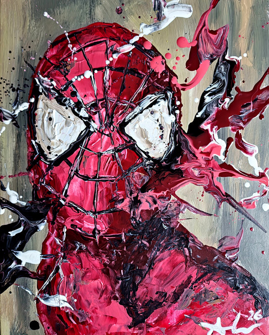 Spider Abstract 11×14 inch