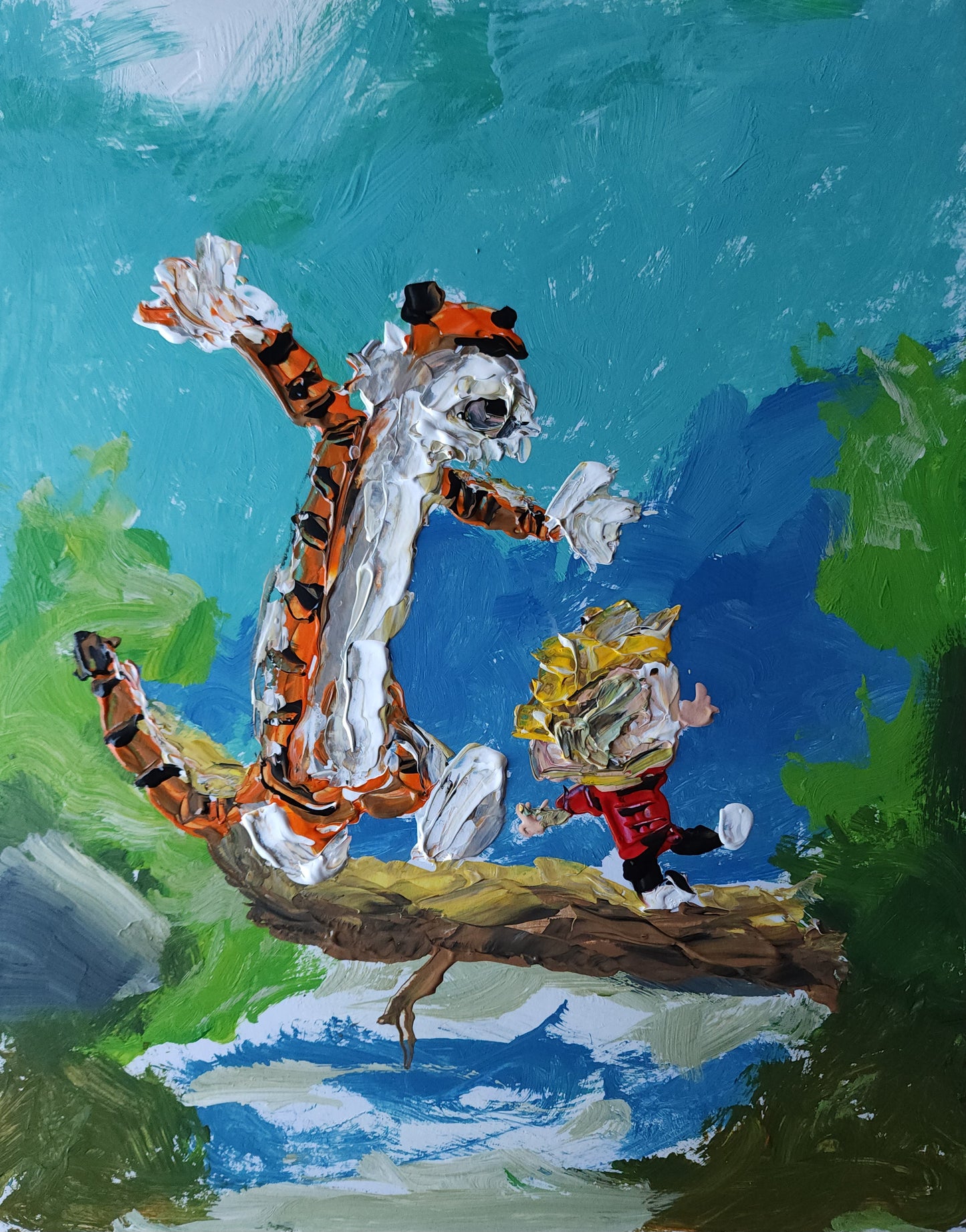 Calvin and Hobbes 11×14 inch